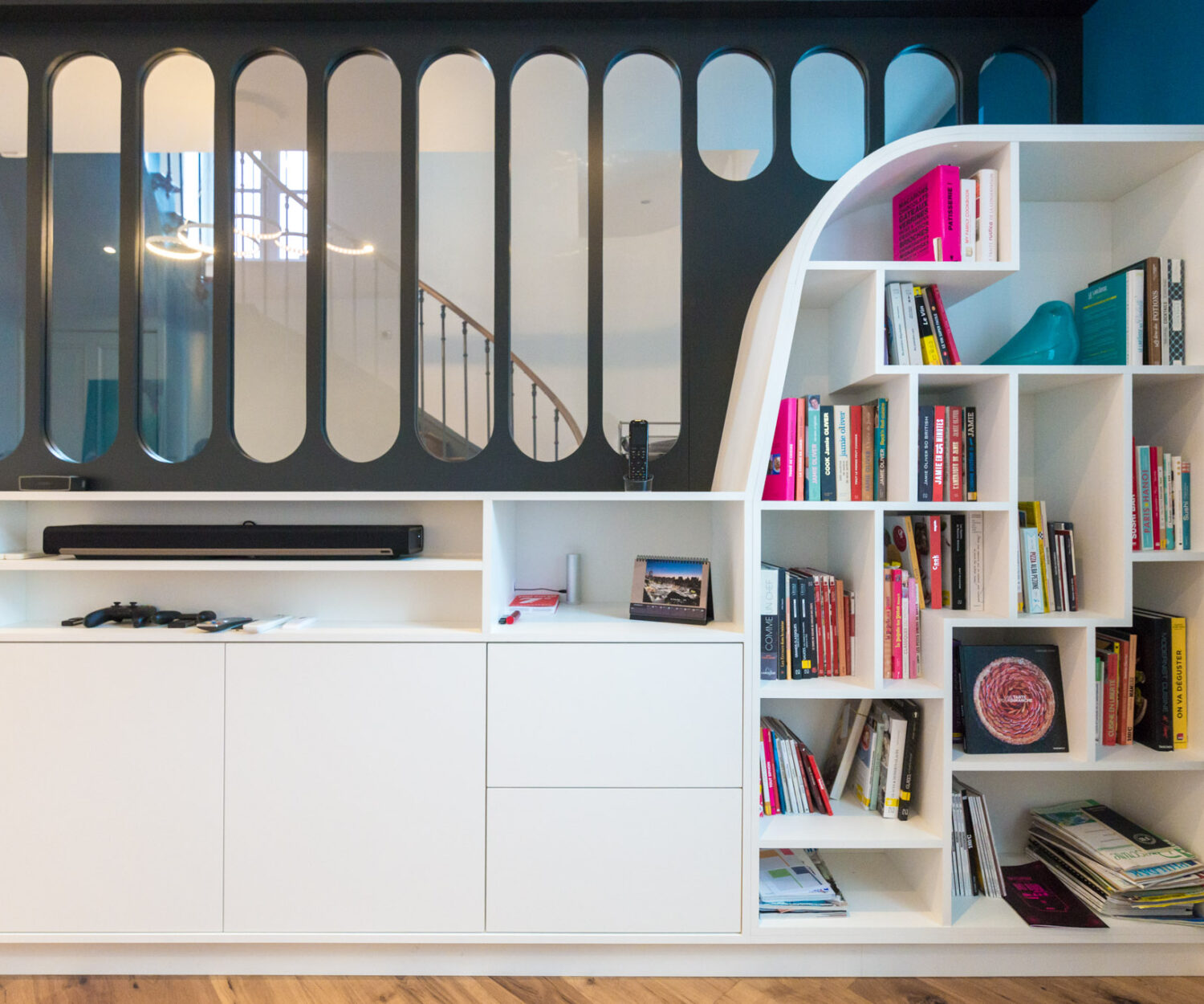 Meuble salon + baie atelier