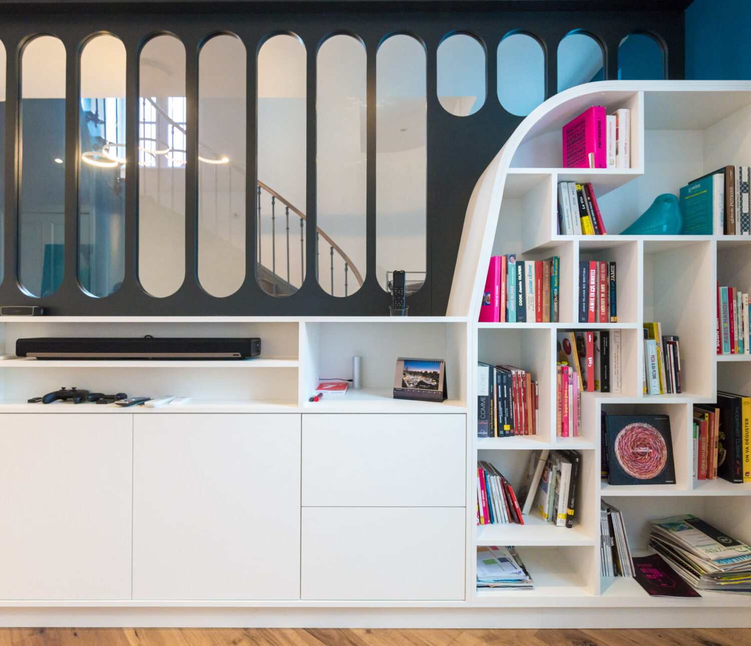 Meuble salon + baie atelier