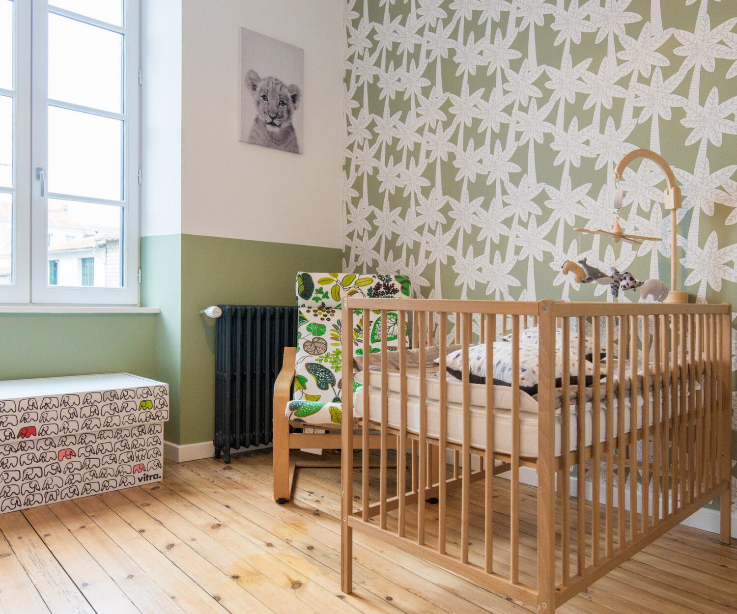chambre enfant jungle